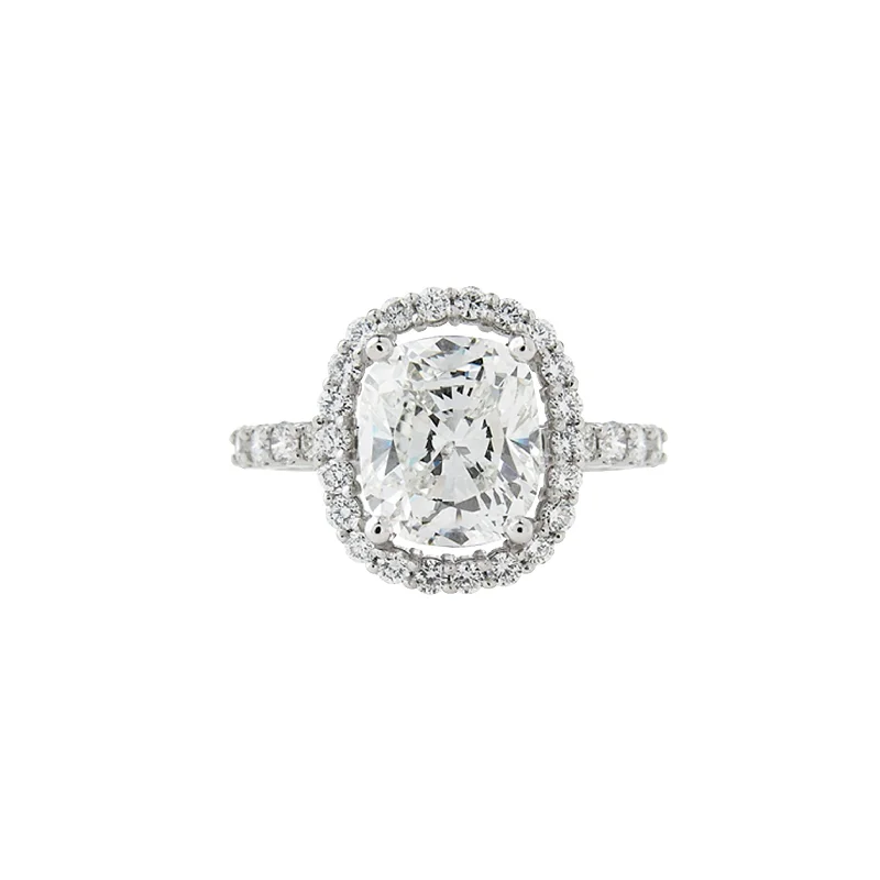 Cushion Cut Diamond Ring