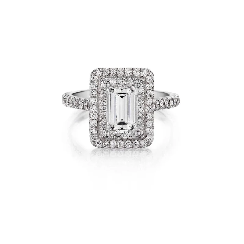 Emerald Cut Diamond Ring