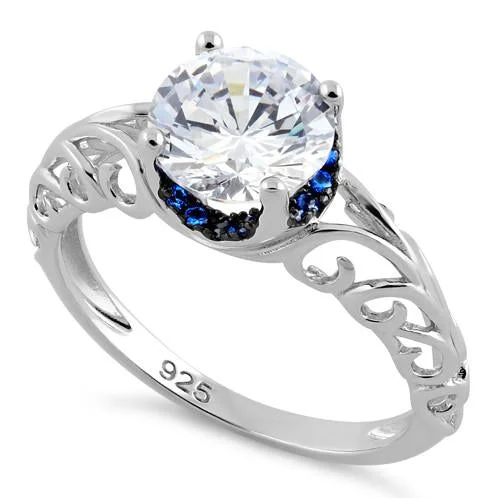 Sterling Silver 2.0 Carat CZ Ring