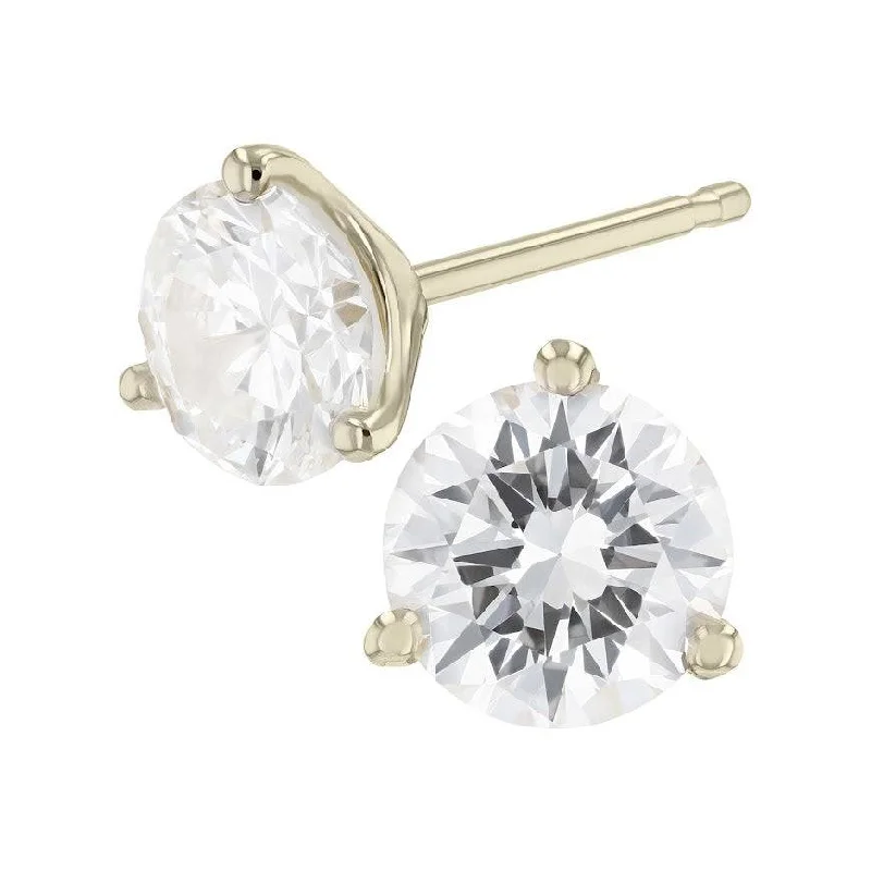 Classic Lab-Grown Diamond Studs in Yellow Gold