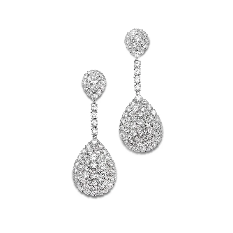 14K WHITE GOLD EARRINGS