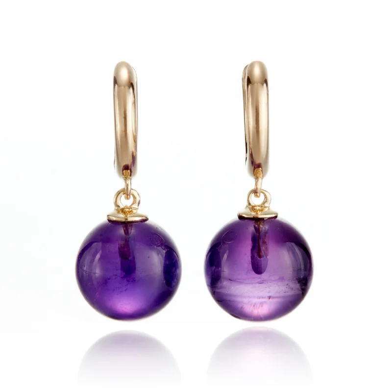 Soho Earrings in Amethyst