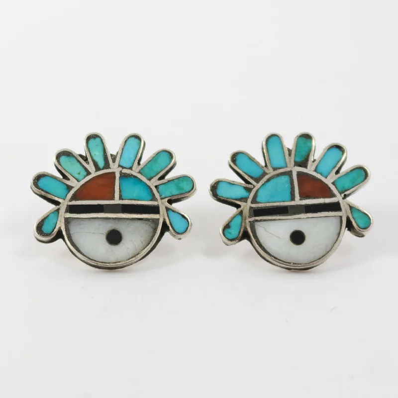 1950s Sunface Earrings