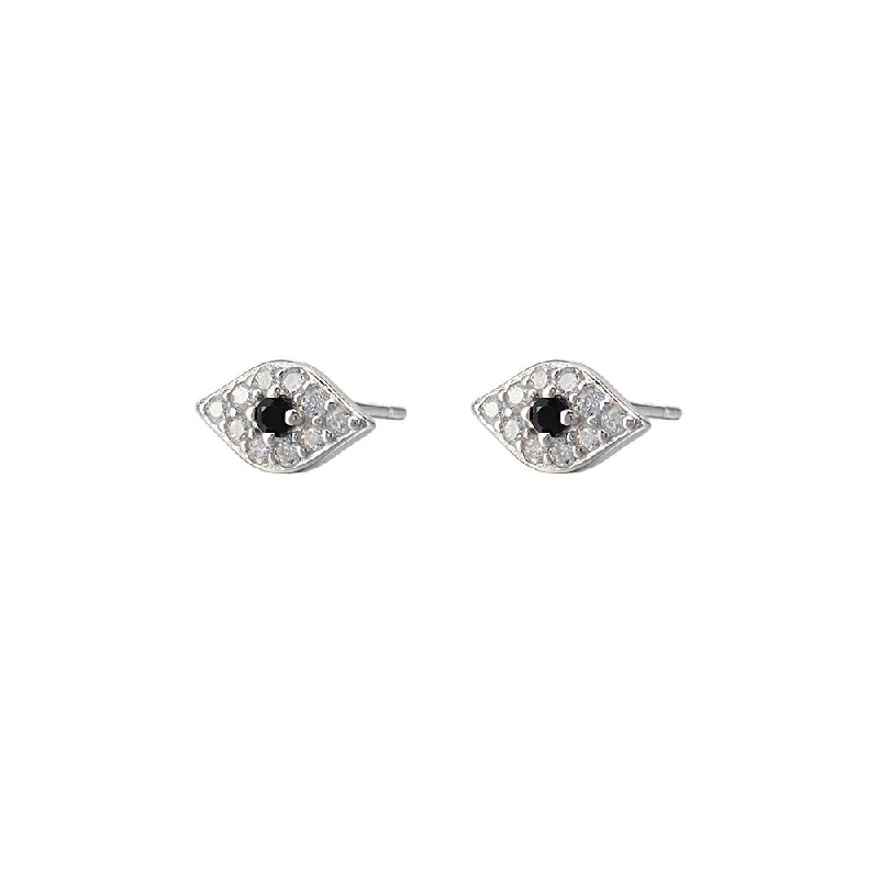 Black Eye Stud Earrings