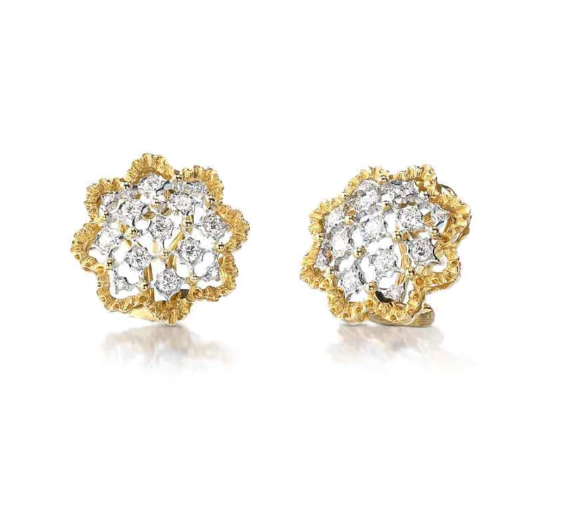 Buccellati Rombi Button Earrings