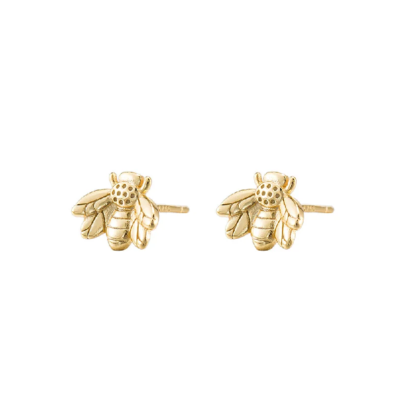 Bumble Bee Stud Earrings