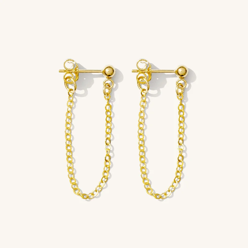 Chain Stud Earrings