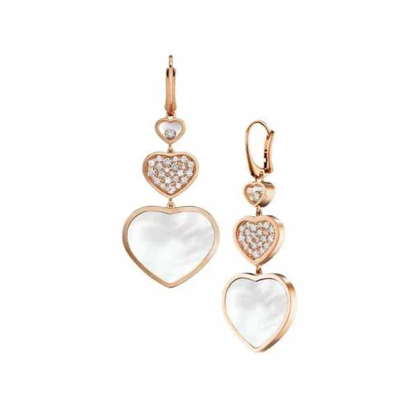 Chopard Happy Hearts Dangle Earrings