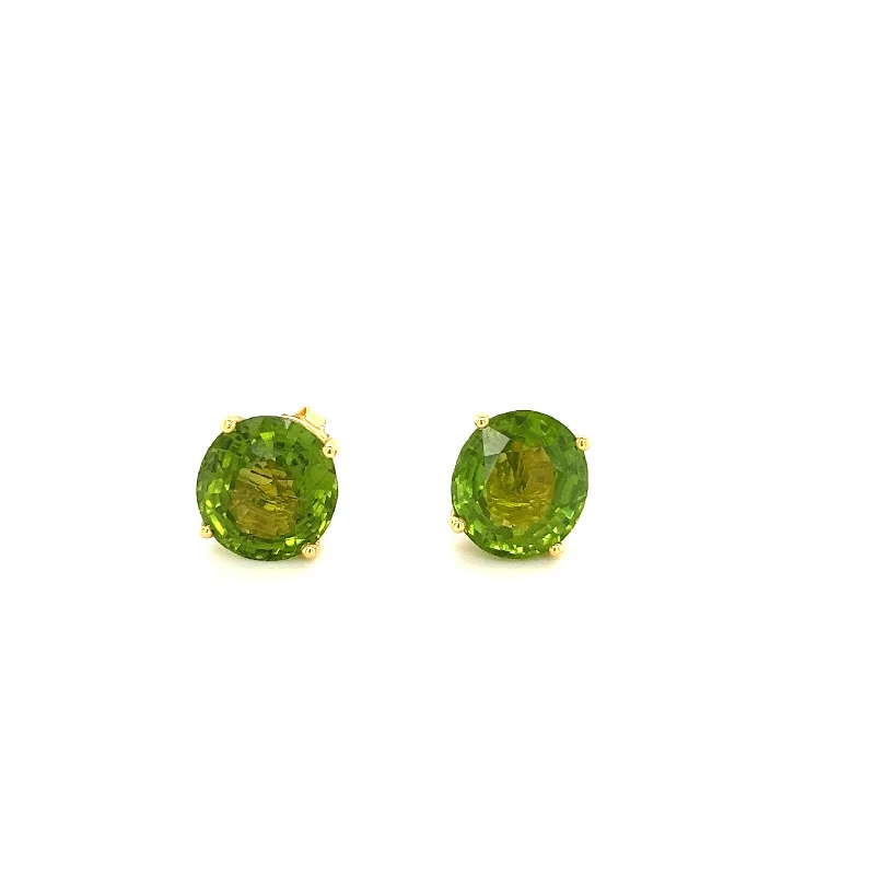 ~11,29 cttw Gem Quality Peridot Studs