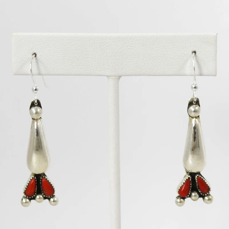 Coral Earrings