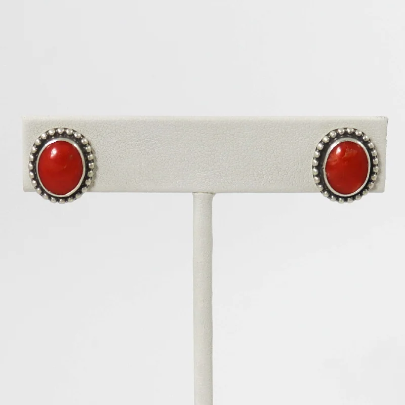 Coral Earrings