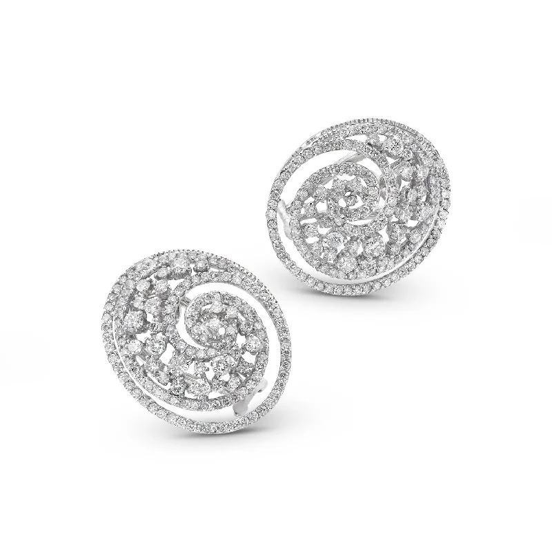 Diamond Cocktail Earrings