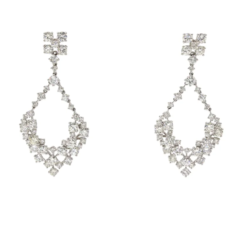 Diamond Dangle Earrings