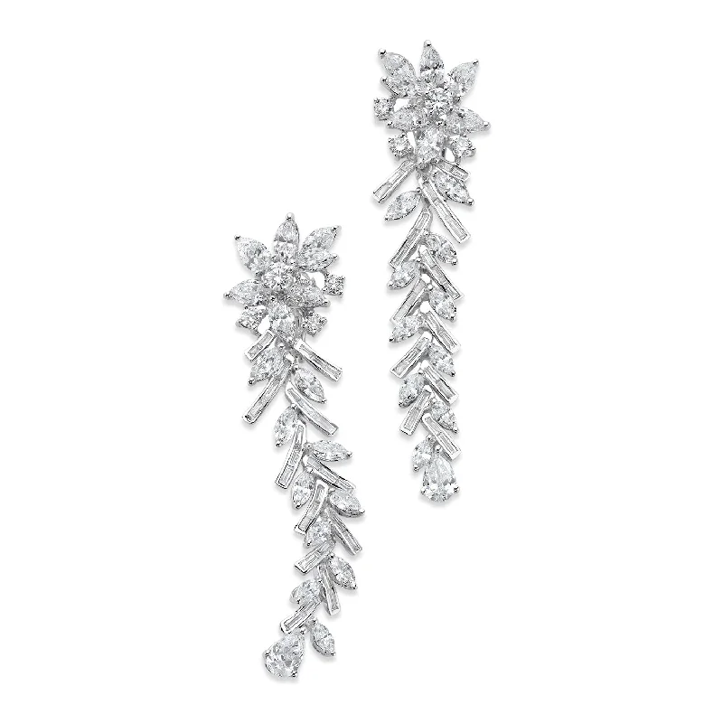 Diamond Hanging Earrings