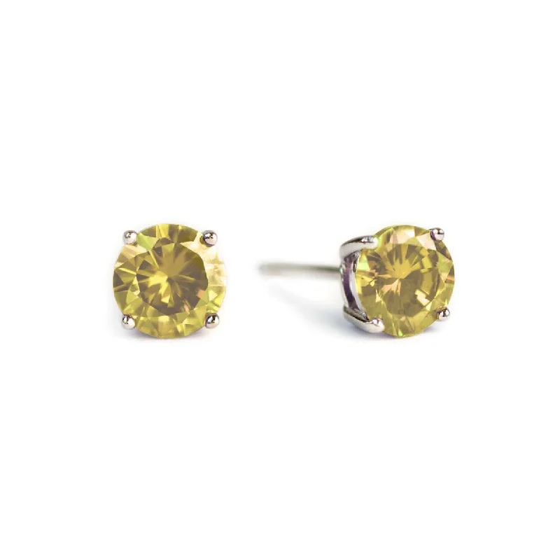 Gemstone Studs Citrine