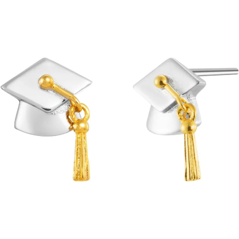 Graduation Cap Earrings Studs