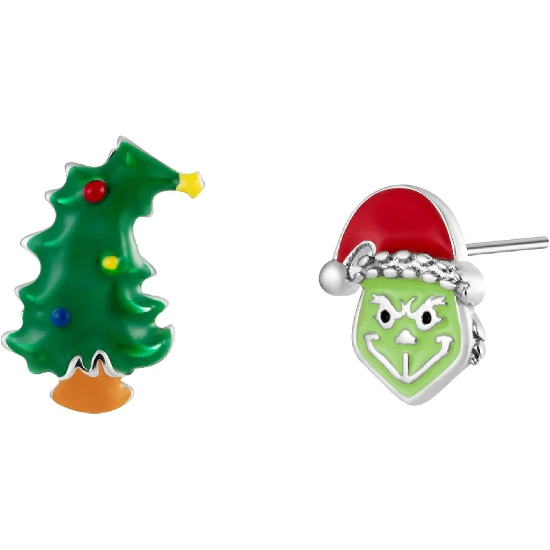 Grinch Stole Christmas Mismatch Earring Studs