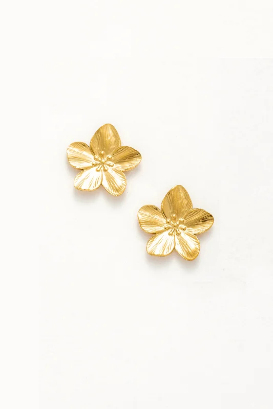 Hibiscus Stud Earrings