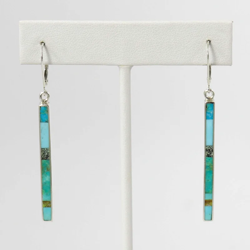 Inlay Turquoise Earrings