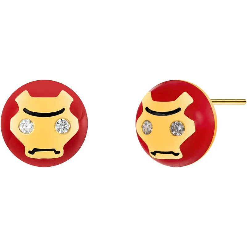 Man of Iron Stud Earrings