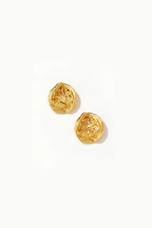 Kristen 22K Gold Stud Earrings