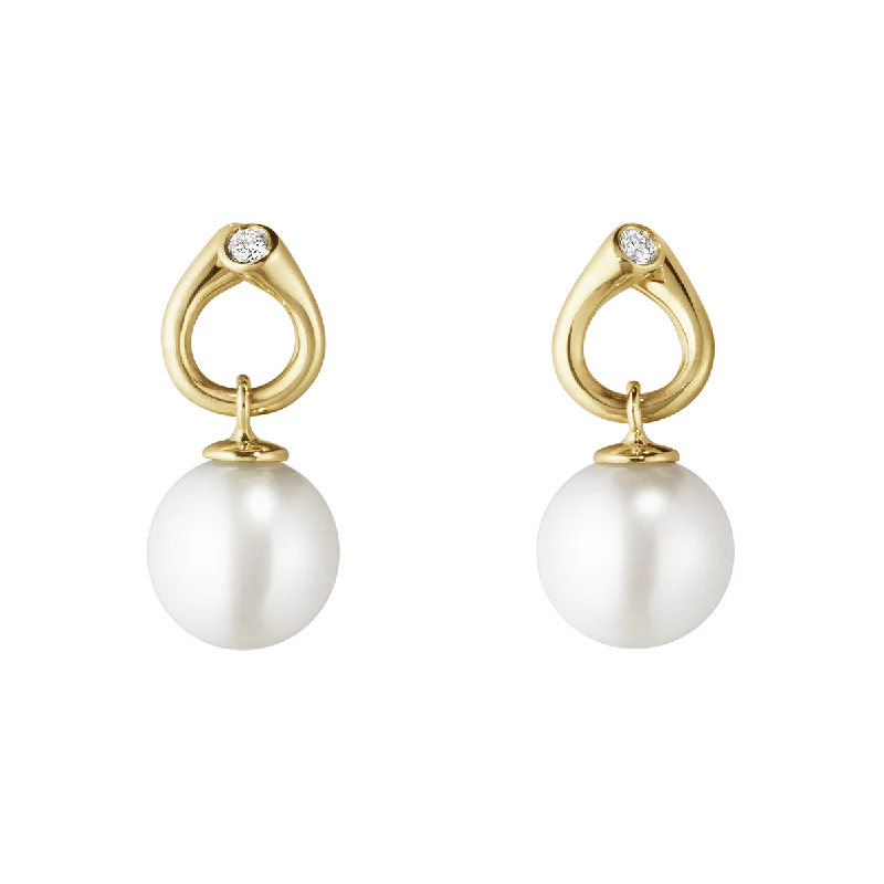 Magic Pearl & Diamond Earrings