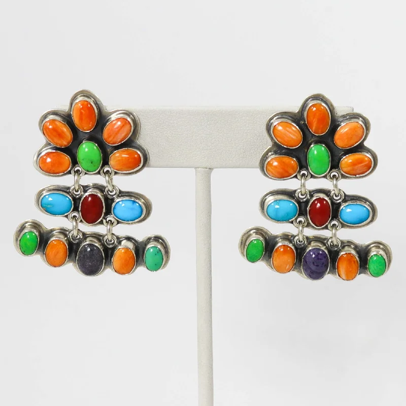 Multi-Stone Earrings