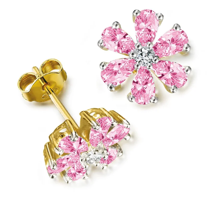 Pink Forget-Me-Not Earrings