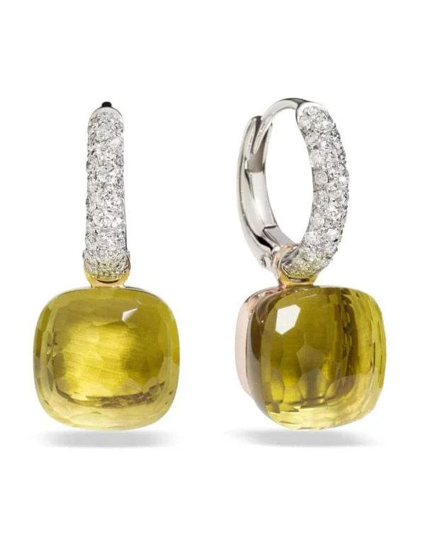 Pomellato Nudo Lemon Quartz Earrings