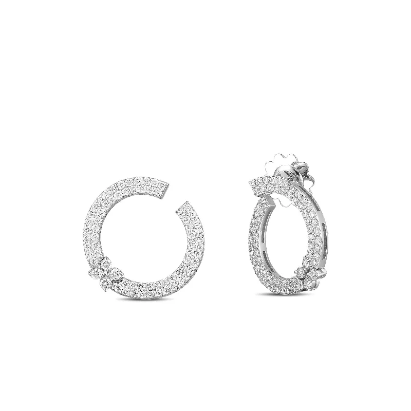 ROBERTO COIN LOVE IN VERONA DIAMOND EARRINGS