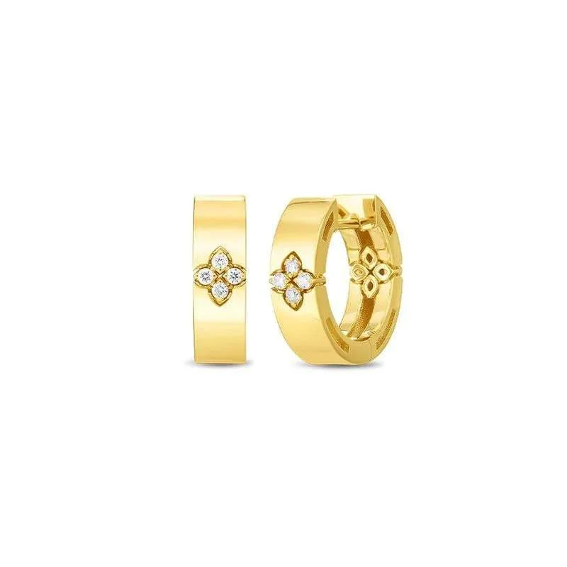 Roberto Coin Love In Verona Hoop Earrings