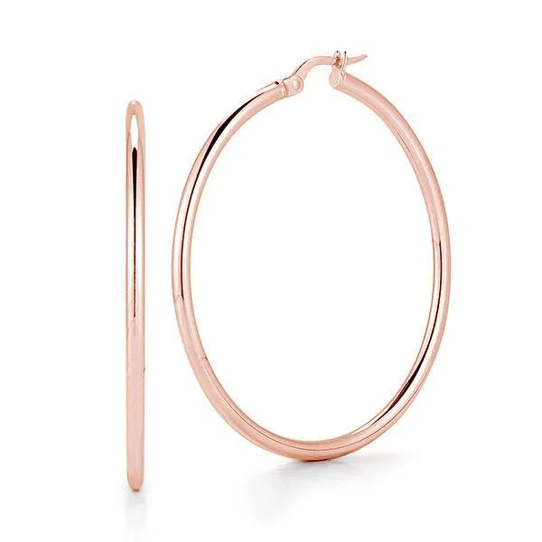 Roberto Coin Round Hoop Earrings