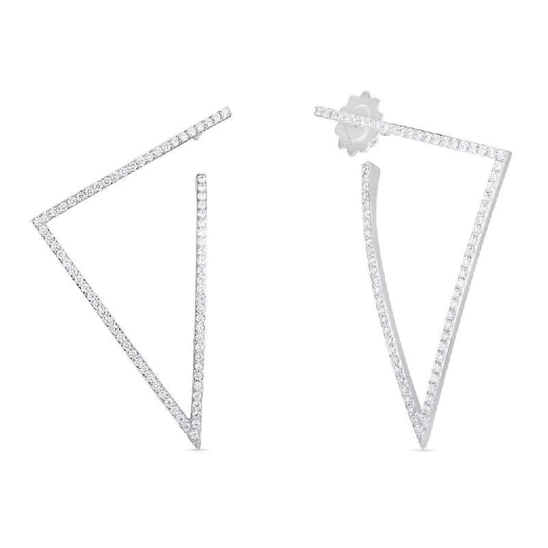 Roberto Coin Small Classic Triangle Earrings