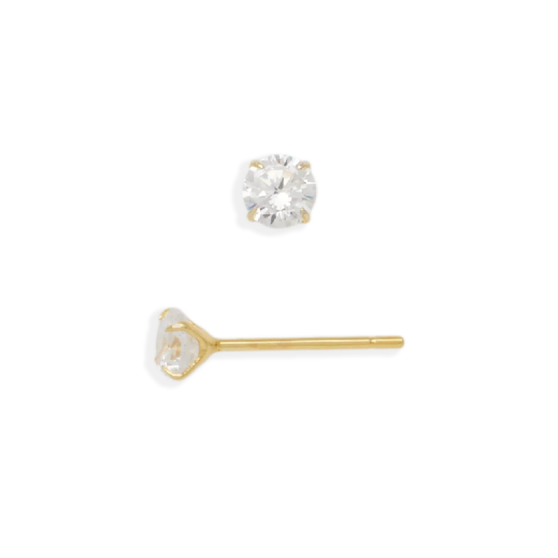 4mm Classic Solitaire Studs