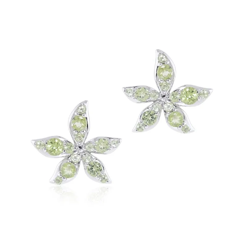 Ava Earrings in Peridot