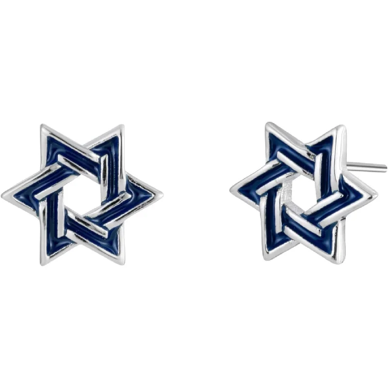 Star of David Stud Earrings