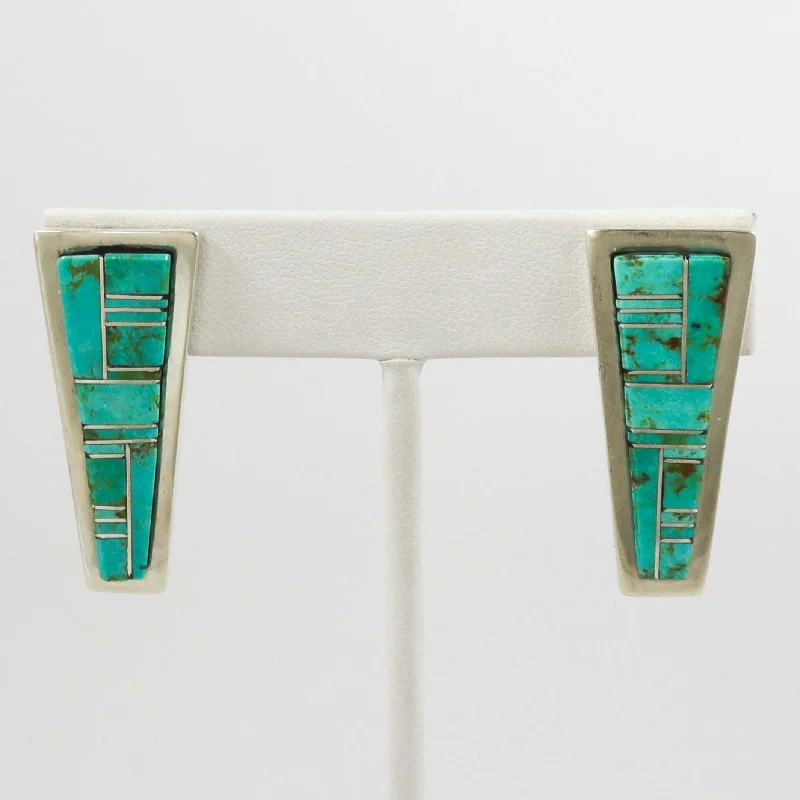 Turquoise Inlay Earrings