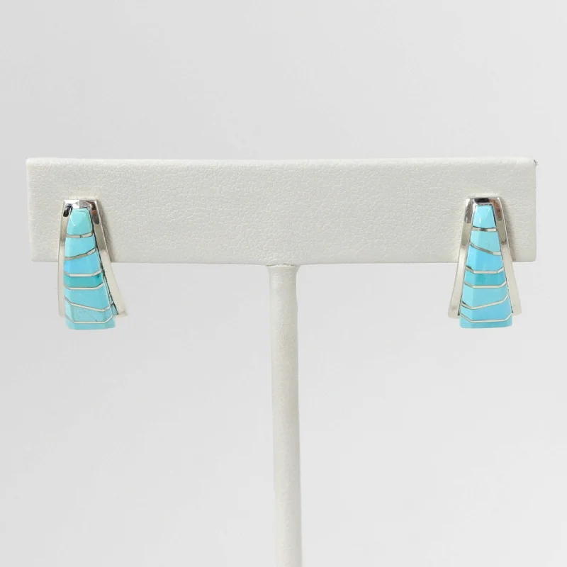 Turquoise Inlay Earrings