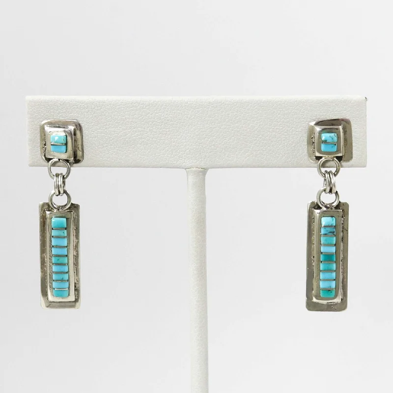 Turquoise Inlay Earrings