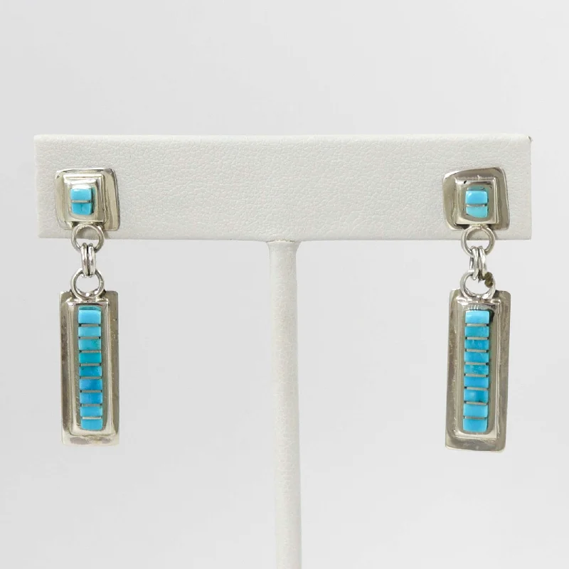 Turquoise Inlay Earrings